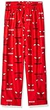 Boys 4 – 7 NBA Bulls Sleepwear All Over Print Pant L レッド