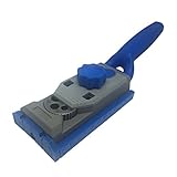 SODIAL ポケットジグ穴システムキット木材加工アクセサリー用ドリルガイドドリルラウンドテノンロケータカーペンター木材加工ツール