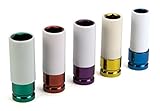 Performance Tool W32902 5-piece 1/2 inch Impact Drive Thin Wall Impact Sockets by Performance Tool