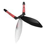 Tabor Tools Hedge Shears, Extendable 25"+ 8" Power-Lever Steel Handles. Great for Trimming Borders, 