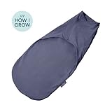 Nuroo swaddler. Only grow with me design. Three sizes in one. fits 4-17lbs. up to 28 inches (Slate B