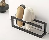 RUMs スリッパラック モダン で おしゃれ な 北欧 デザイン インテリア に (ブラック)