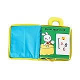 PANCY ベビー用 布絵本 知育玩具 布製 生活常識を学ぶ 仕掛け絵本 寝る前 かわいい うさぎ