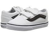 (バンズ) VANS キッズスニーカー・靴 Old Skool V (Toddler) (Classic Tumble) True White/Black 5.5 Toddler 13.5cm M [