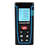 ieGeek レーザー距離計 携帯型 最大測定距離100m 距離 面積 体積 容積 ピタゴラス（辺測定） 連続測定 一発測定 LCDデジタル表示 IP54防水 自動計算 (T-100M)