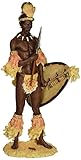 Design Toscano Shaka the Zulu Warrior King Sculpture