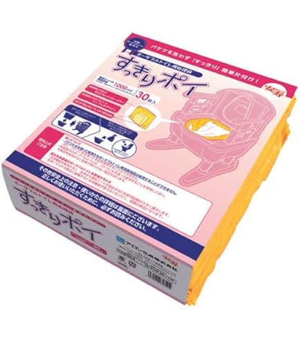ポータブルトイレ用処理袋 すっきりポイ 30枚入り✖️３セット 安寿 ポータブルトイレ用処理袋 すっきりポイ