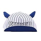 Spinas(スピナス) キッズ ベビー 帽子 キャップ ロゴ 牛 ストライプ SUPER メッシュ 夏　耳付き つば かわいい 日よけ UVカット 熱中症 防止 おでかけ 男の子 女の子 全2色 ブ