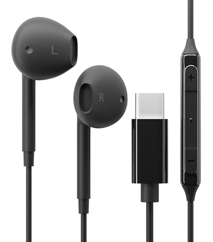 Amazon | Premium Style USB Type-C ステレオイヤホン タフケーブル