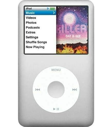 綺麗なApple iPod classic 第6世代 120GB シルバー Apple iPod classic 6th Generation Gray (120GB) MP3 - Bundle with