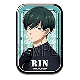 ブルーロック 長方形缶バッジ 糸師 凛 B BRAN-B001-m15