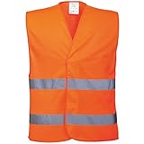 (ポートウエスト) Portwest 高視認性 ハイビズ 夜光/蛍光/光反射 安全 セーフティーベスト ユニセックス (2XL/3XL) (オレンジ)
