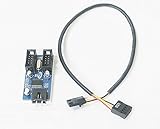 マザーボードのUSB 9ピン 増設 内部用4ポートUSB2.0 HUB