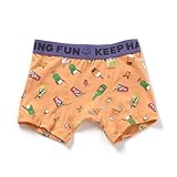 ampersand アンパサンド ボクサーパンツ 男の子用下着(140 オレンジ（OR）BAR柄)