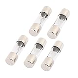 uxcell AGUヒューズ カーヒューズ 耐水性 耐熱性 100A 38mm x 10mm 5個入り