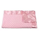My Blankee Minky Dot Baby Blanket, 30 x 35, Pink by My Blankee [並行輸入品]