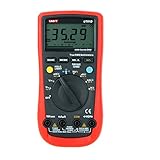 UNI-T UT61D　現代DMMデジタルマルチメータ レッド＆グレー　（データホールド機能/オートレンジング/LCDバックライト/True RMS 6000）