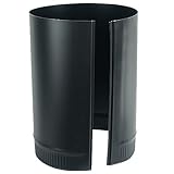 snap-lock 24-gaugeブラックStovepipe Diameter: 6" 906242