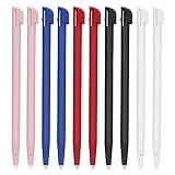 FNGWANGLI プラスチックスタイラス - 10個 ポータブルタッチスタイラスペンセット ニンテンドー2DS専用 -5色あり