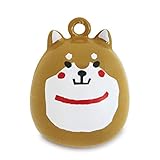 [AYANOKOJI] シバ犬水琴鈴 ストラップ キーホルダー スマホ 鈴 犬 柴犬 在庫商品 (赤シバ)