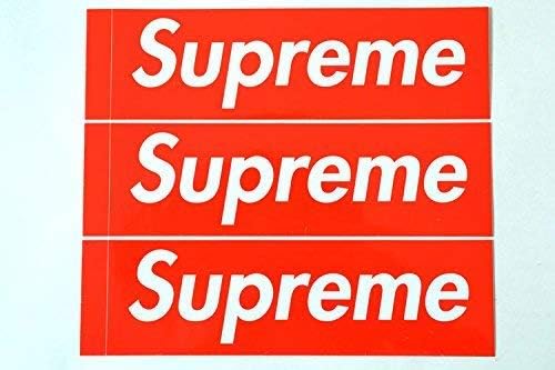 Supreme 3枚セット 定番 SUPREME(シュプリーム) ステッカー ボックスロゴ box logo sticker