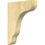 High Quality BKTW02X09X11PLMA 1 3/4-Inch W by 8 1/2-Inch D by 11-Inch H Plymouth Wood Bracket, Maple