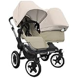 Bugaboo Donkey バガブー ドンキー Duo Stroller デュオ ベビーカー Sand/Off-White サンド/オフホワイト [並行輸入品]