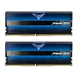 TEAMGROUP T-Force XTREEM ARGB 4800MHz CL20 16GB (2x8GB) PC4-38400 デュアルチャンネル DDR4 DRAM デスクトップゲームメモリ RAM (ブルー) Z590 TF10D416G4800HC20ADC01用