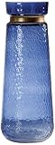 Torre & Tagus 902136C Rain Glass Vase, Blue, Tall [並行輸入品]