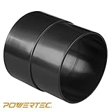 POWERTEC 70125 ABS Pipe Hose Adapter, 4" [並行輸入品]