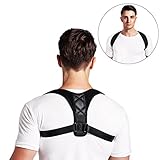 chrikathyレディースメンズ通気性バック補正ザトウクジラ正しい姿勢ベルトimproves Kyphosis for Teenagers子供キッズ大人に調節可能Back Pain