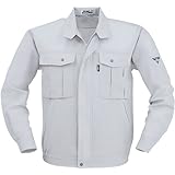 【作業服・作業着・男女兼用】1344 長袖ブルゾン【作業服とカジュアルの店オーツカ】(５Ｌ 20:グレー)