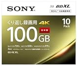 ソニー(SONY) 日本製 ブルーレイディスク BD-RE XL 100GB 10枚パック 書き換え対応 10BNE3VEPS2 ホワイトプリンタブル 繰り返し録画に最適