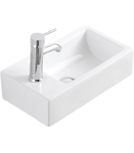 Amazon | LIXIL(リクシル) INAX はめ込み角形洗面器 ピュアホワイト L