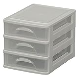 アイリスオーヤマ チェスト 小物 幅20×奥行27.2×高さ20.2cm ホワイト/クリア KCA-530