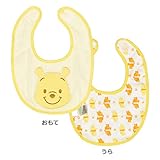 国内正規品▲▽ディズニー【Disney】△▼プーさん2つの柄が楽しいリバーシブル表パイル地スタイ(密封パッケージ入り） (プーさん)