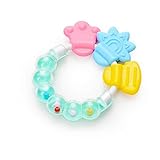 トトハウス(TOTO HOUSE) 赤ちゃんのおもちゃ 歯がため ベビー歯ぎしり 鈴を鳴らす (グリーン)