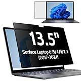 Surface Laptop 5 / 4 / 3 / 2 / 1 (13.5インチ) 用覗き見防止、簡単にオン/オフ、取り外し可能 粘着式 プライバシーフィルター のぞき見防止 フィルム 反射防止 ブルーライトカット 、Surface Laptop 13.5インチ用ラップトッププライバシーフィルター