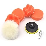 YZtree ポリッシャー バフ 7点セット75mm マジックテープ式 取付け簡単 車カー汎用 電動 ドリル 研磨パッド 作業用 洗車用 バフ ポリッシング ポリッシング スポンジ (A号)