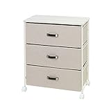 布製ボックスチェスト【幅60 奥行35 高さ70モデル 3段】 ファブリックチェスト チェシー おしゃれ タオル収納 サニタリーチェスト 子供部屋 おもちゃ箱 キャスター付きボックス タンス 洋服ダンス 洋服収納 北欧