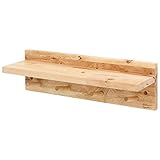 不二貿易 ウォールラック 2点セット Natural Signature 幅40cm ナチュラル 37035