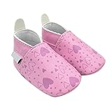 Domybest ベビーシューズ　子供シューズ 女の子　秋　ハート柄プリント　柔らかい　オシャレ キッズ 赤ちゃん　子供　祝い お出かけ 日常生活