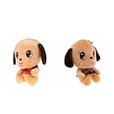 GRALARA 2個入りインテリア　ベッドルーム　装飾　カップル　犬ぬいぐるみ　結婚式　おもちゃ