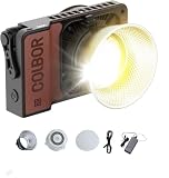 COLBOR W100 ビデオライト LED ライブ配信対応 APPコントロール可能 3570ルクス 調節範囲2700K～6500K 冷却システムによる長寿命 ポータブルCOBビデオライト 写真スタジオ用 (W100)