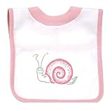 Under The Nile Pull-Over Bib, Blush Snail by Under the Nile [並行輸入品]