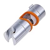 Angelbubbles シャワーフック シャワーホルダー スライド用 直径18mm－25mmのバーに対応 角度を調節できる ABS樹脂 (オレンジ)
