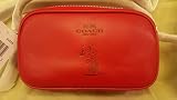 コーチ スヌーピー ピーナッツ ポーチ オレンジ COACH red PEANUTS SNOOPY CROSSBODY POUCH [並行輸入品]