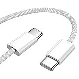 USB Type C ケーブル データ転送 usb c ケーブル タイプ C ケーブル 充電コード 60W急速充電 iPhone/iPad/Pro/Air/MacBook/Android等各種Type-cデバイス対応 互換性あり 超高耐久 在宅勤務/出張支援（1mホワイト）