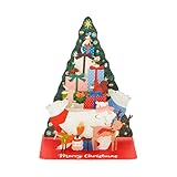 サンリオ(SANRIO) クリスマスカード レーザーカット動物ツリー メッセージカード グリーティングカード JX 73-4 109045