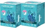 natracare ナトラケア 生理用ナプキン オーガニック ウルトラパッド スーパープラス ふつう～多い日用 羽なし 24枚入り(12枚×2箱) 【まとめ買い】 スリム 薄型 敏感肌 プラスチックフリー NC3117×2